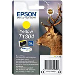 Epson T1304 Yellow Original Ink Cartridge C13T13044022 (10.1 Ml) for Epson Stylus Office Bx320fw, Bx525wd, Bx535wd, Bx625fwd, Bx630fw, Bx635fwd, Bx935fwd, Wf-3520dwf, Wf-3530dtwf, Wf-3540dtwf, Wf-7015, Wf-7515, Wf-7525